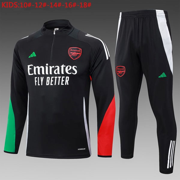 Niños Sudadera De Training Arsenal 2024 2025 Negro 3